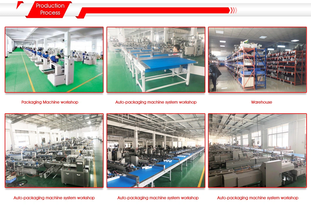 Bread Bicsuit Cookie Crackers Dry Cake Chocolate Bar Automatic Horizontal Packaging Flowpack Wrapper Pillow Packing Machine